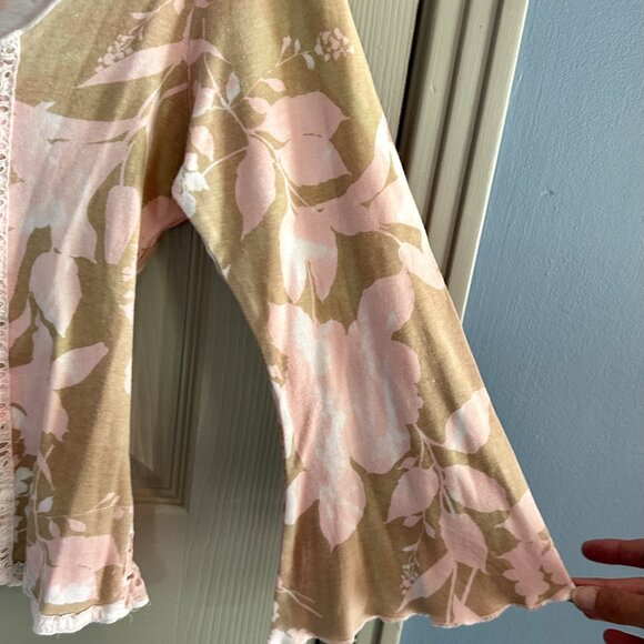 Y2K VINTAGE Language Babydoll Empire Top Size M - Picture 3 of 6